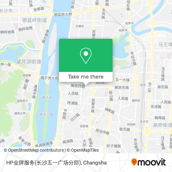 HP金牌服务(长沙五一广场分部) map