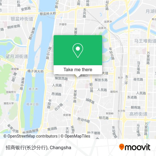 招商银行(长沙分行) map