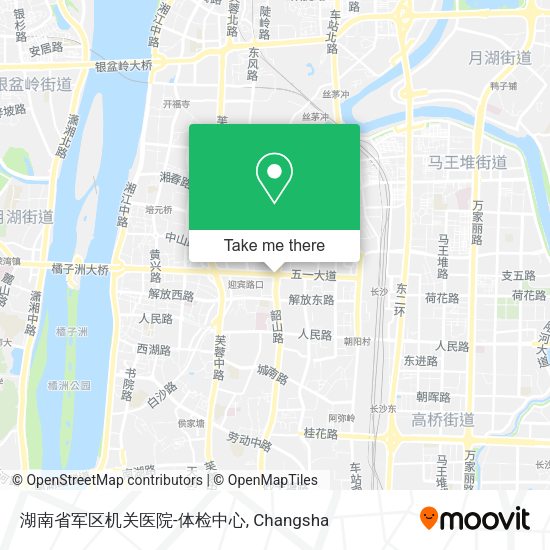 湖南省军区机关医院-体检中心 map