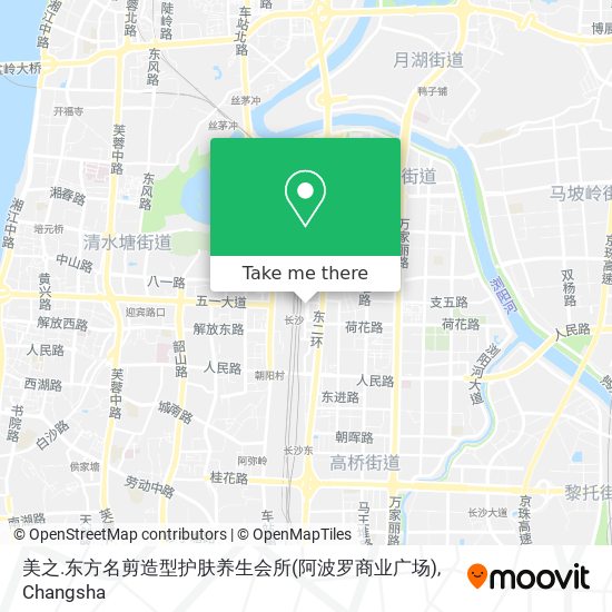 美之.东方名剪造型护肤养生会所(阿波罗商业广场) map