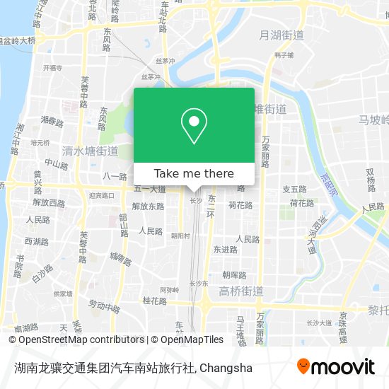 湖南龙骧交通集团汽车南站旅行社 map