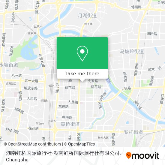 湖南虹桥国际旅行社-湖南虹桥国际旅行社有限公司 map