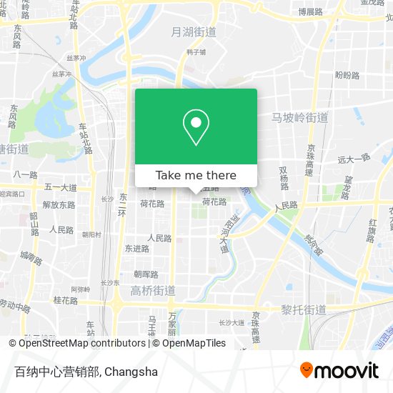 百纳中心营销部 map