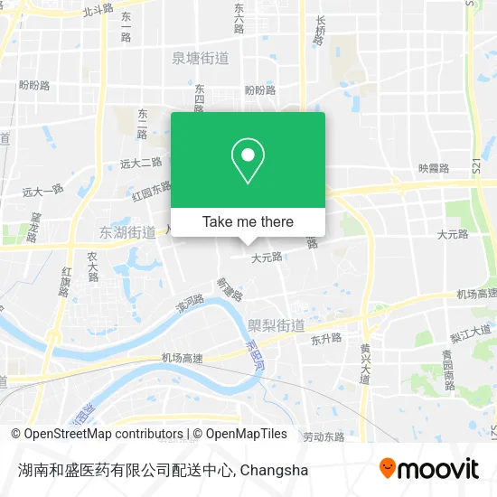 湖南和盛医药有限公司配送中心 map