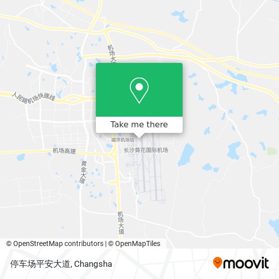 停车场平安大道 map
