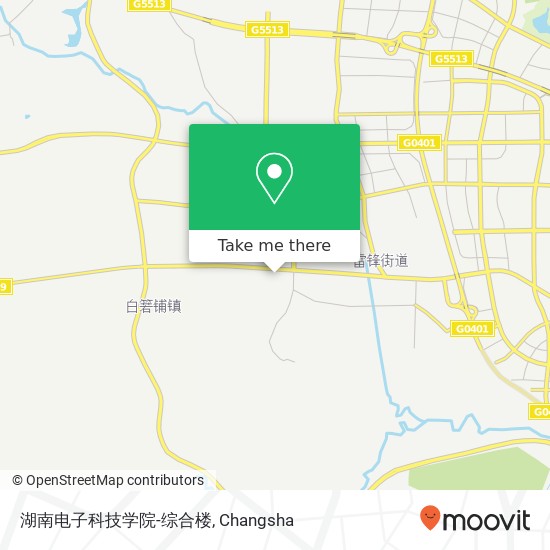 湖南电子科技学院-综合楼 map