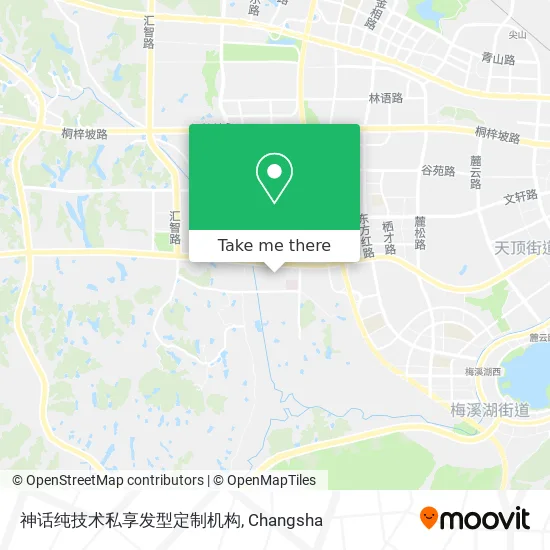 神话纯技术私享发型定制机构 map