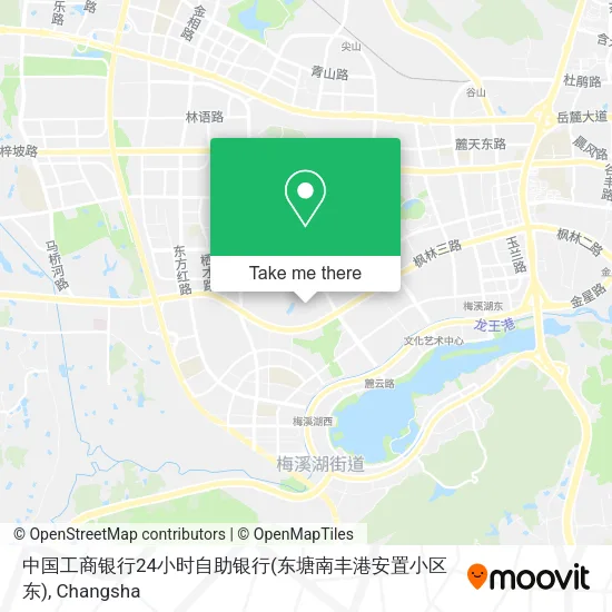 中国工商银行24小时自助银行(东塘南丰港安置小区东) map