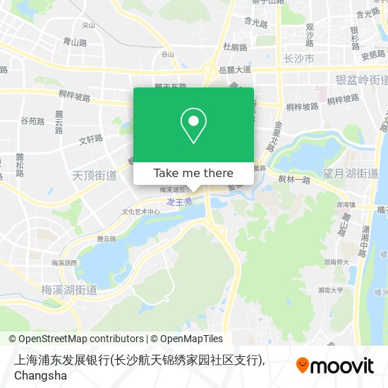 上海浦东发展银行(长沙航天锦绣家园社区支行) map