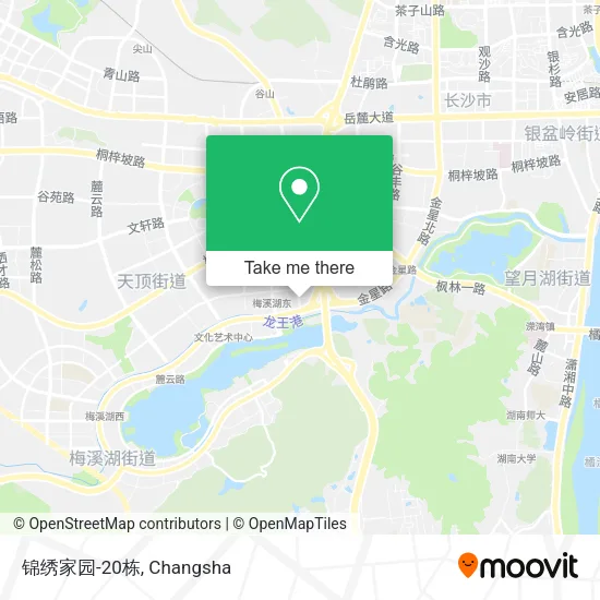 锦绣家园-20栋 map