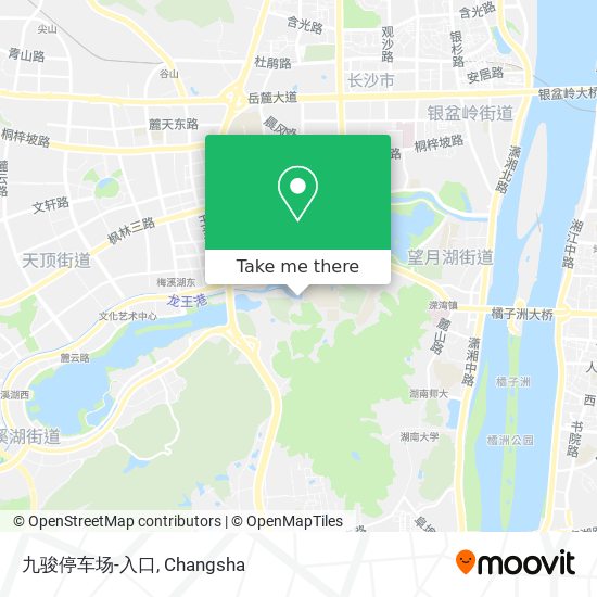 九骏停车场-入口 map