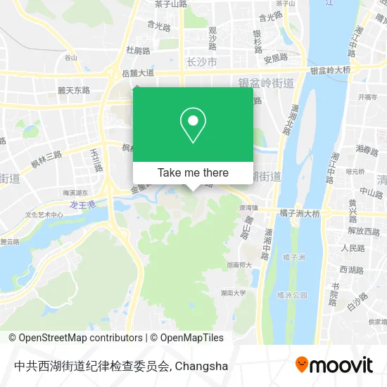 中共西湖街道纪律检查委员会 map