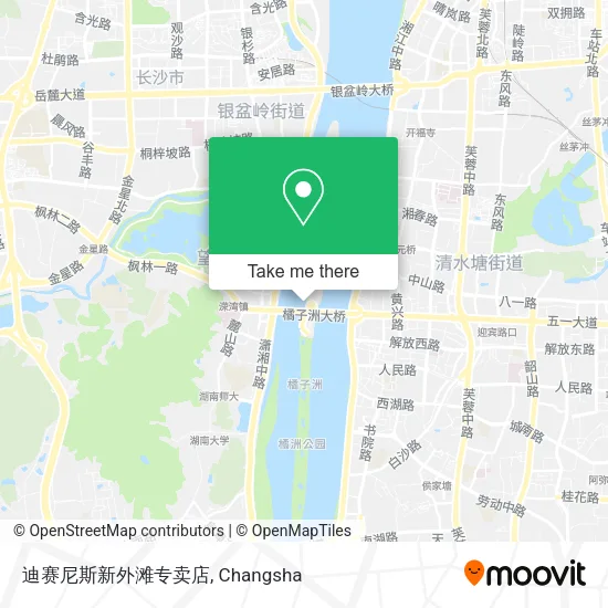 迪赛尼斯新外滩专卖店 map