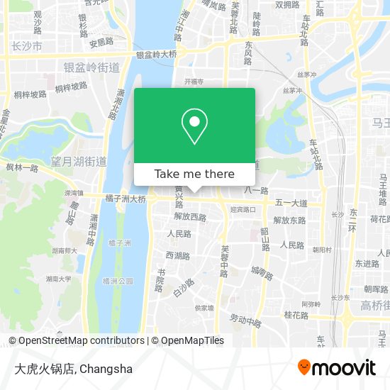 大虎火锅店 map
