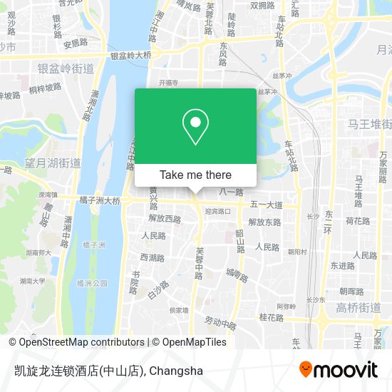 凯旋龙连锁酒店(中山店) map