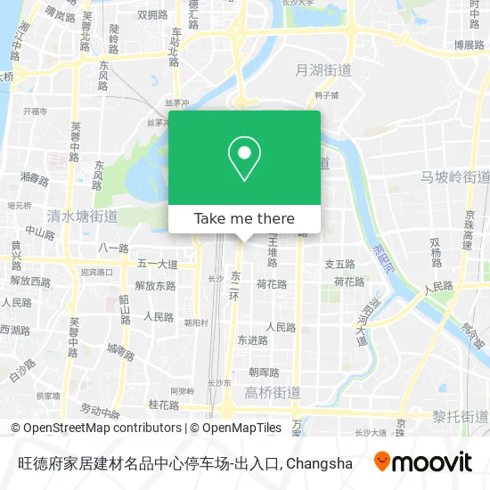 旺德府家居建材名品中心停车场-出入口 map