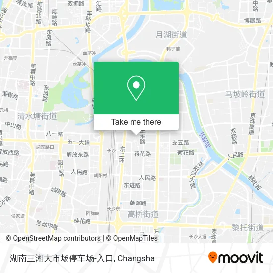 湖南三湘大市场停车场-入口 map