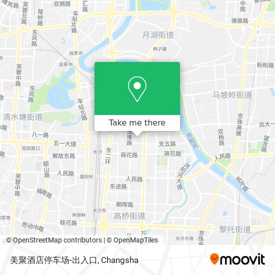 美聚酒店停车场-出入口 map