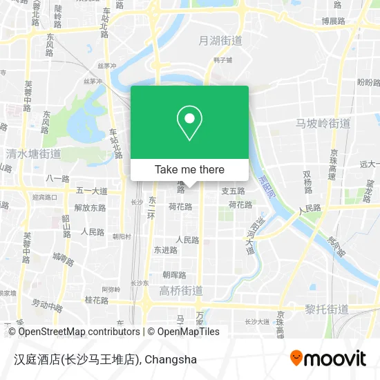 汉庭酒店(长沙马王堆店) map