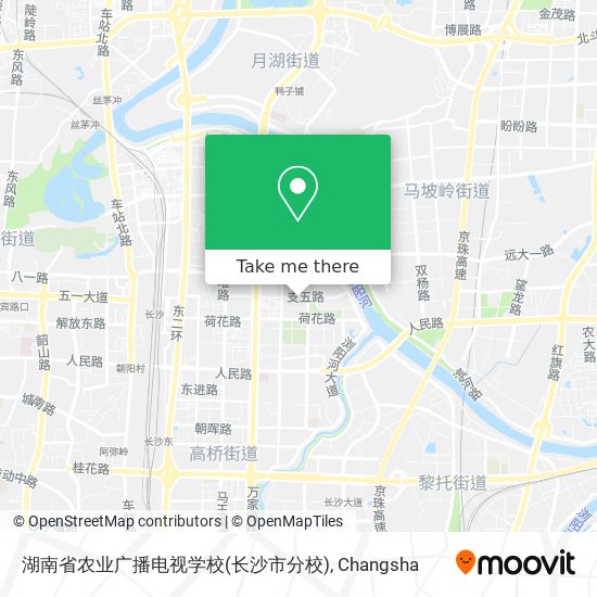 湖南省农业广播电视学校(长沙市分校) map