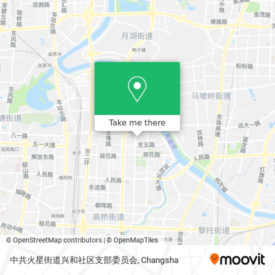 中共火星街道兴和社区支部委员会 map