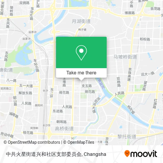 中共火星街道兴和社区支部委员会 map