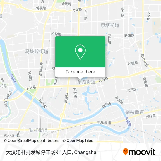 大汉建材批发城停车场-出入口 map