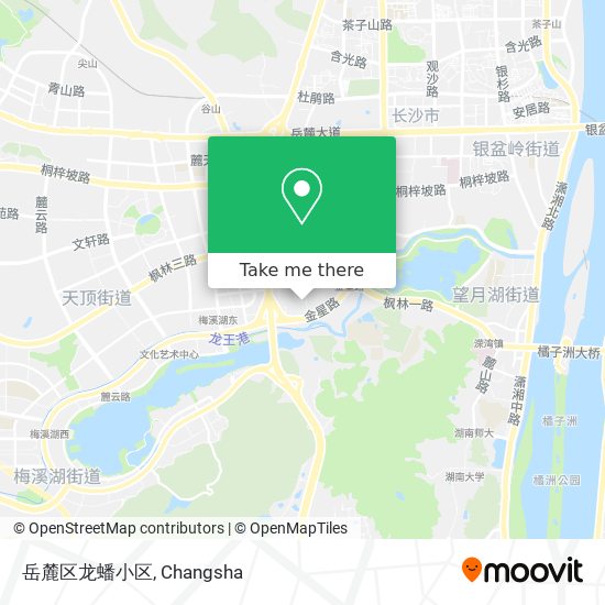 岳麓区龙蟠小区 map