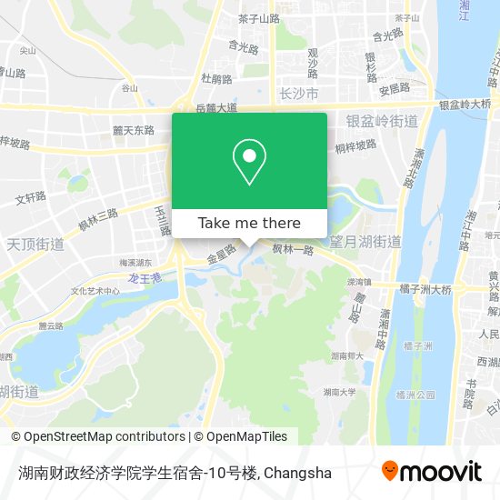 湖南财政经济学院学生宿舍-10号楼 map