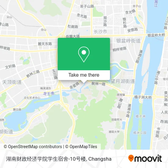 湖南财政经济学院学生宿舍-10号楼 map
