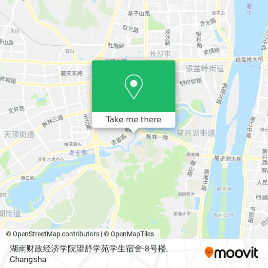 湖南财政经济学院望舒学苑学生宿舍-8号楼 map
