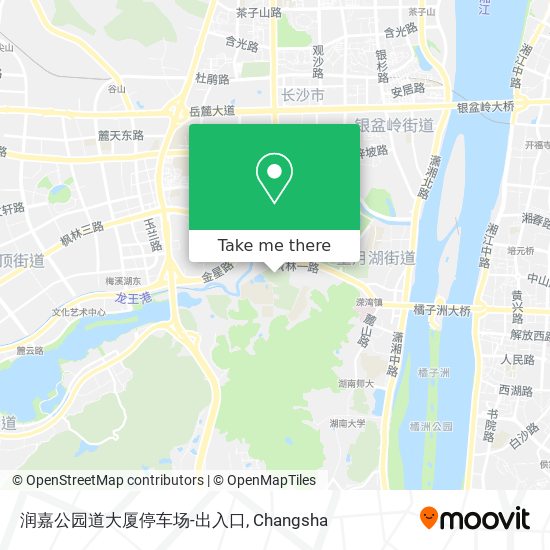 润嘉公园道大厦停车场-出入口 map