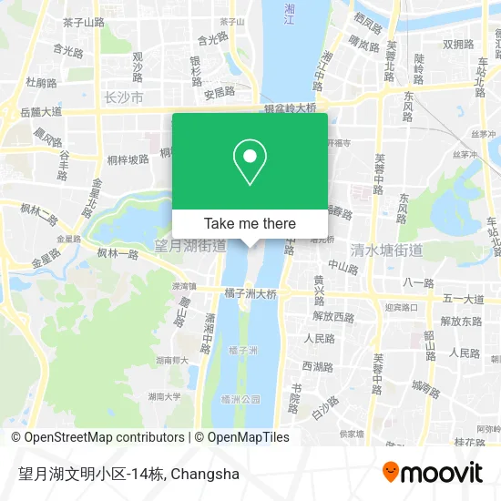 望月湖文明小区-14栋 map