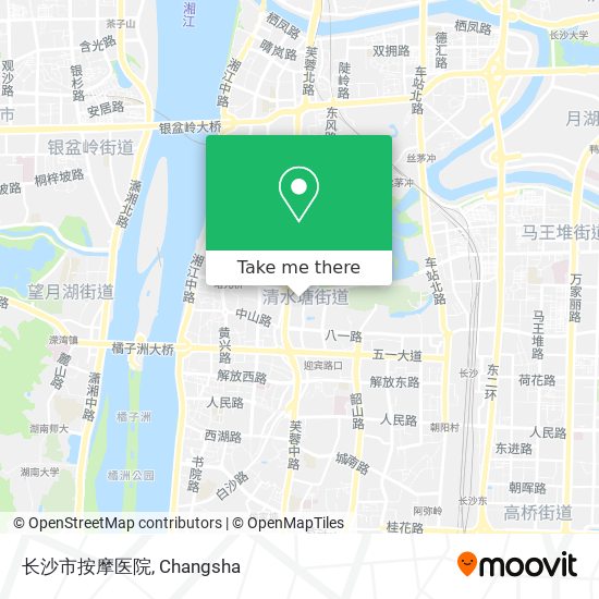 长沙市按摩医院 map