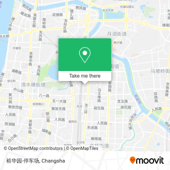 裕华园-停车场 map