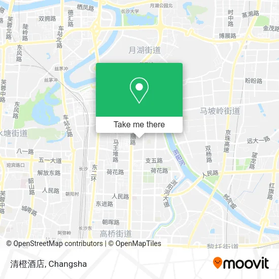清橙酒店 map