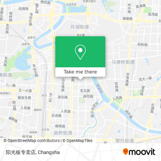 阳光板专卖店 map