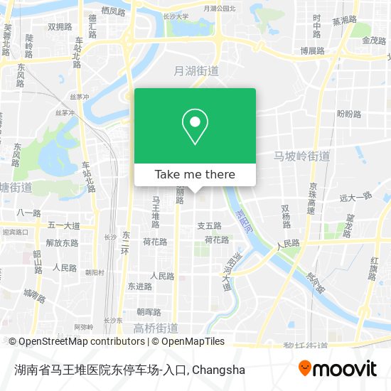 湖南省马王堆医院东停车场-入口 map