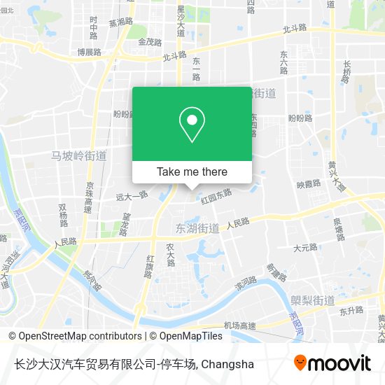 长沙大汉汽车贸易有限公司-停车场 map