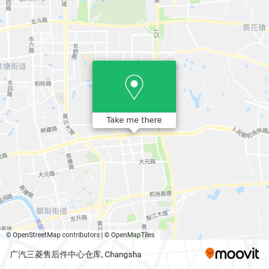 广汽三菱售后件中心仓库 map