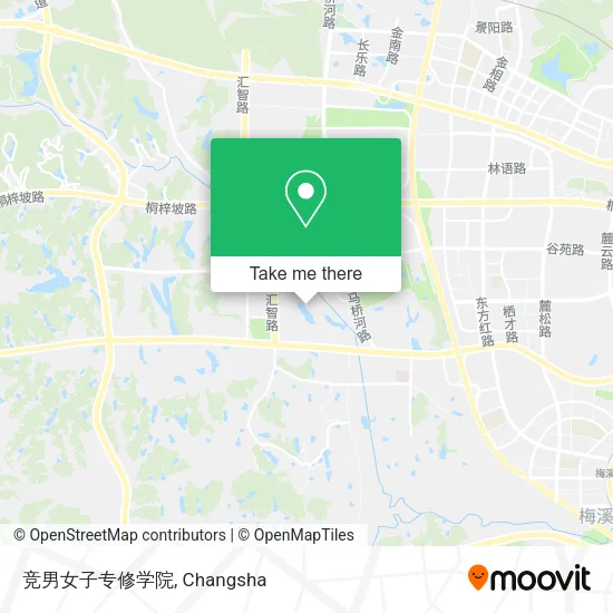 竞男女子专修学院 map