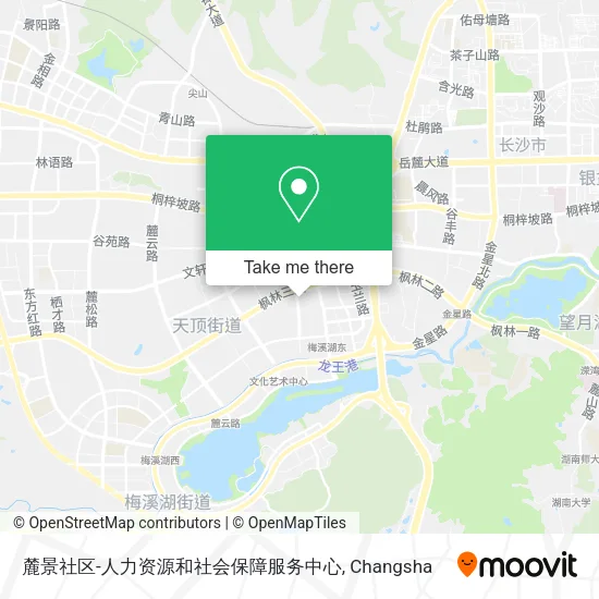 麓景社区-人力资源和社会保障服务中心 map