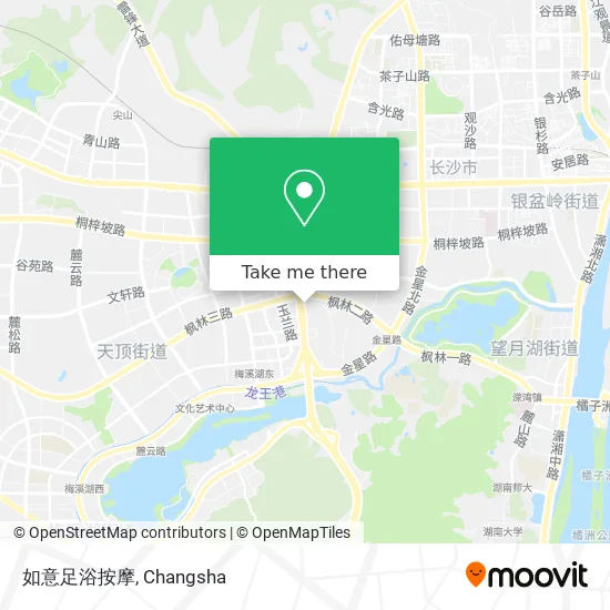 如意足浴按摩 map