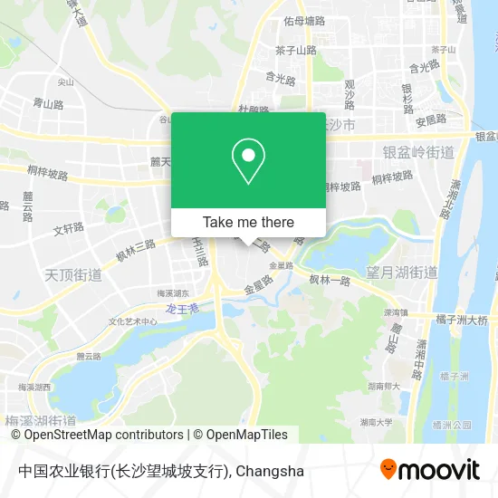 中国农业银行(长沙望城坡支行) map