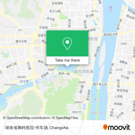 湖南省胸科医院-停车场 map
