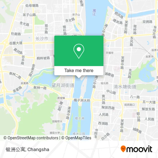 银洲公寓 map