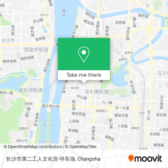 长沙市第二工人文化宫-停车场 map