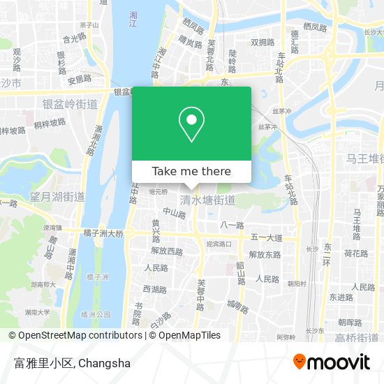 富雅里小区 map