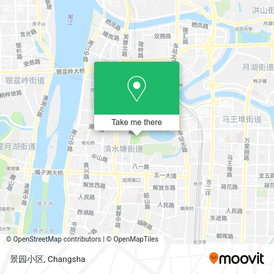 景园小区 map