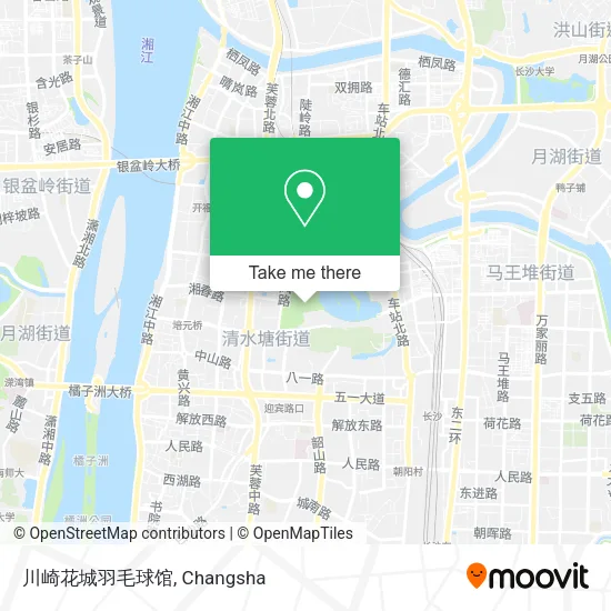 川崎花城羽毛球馆 map